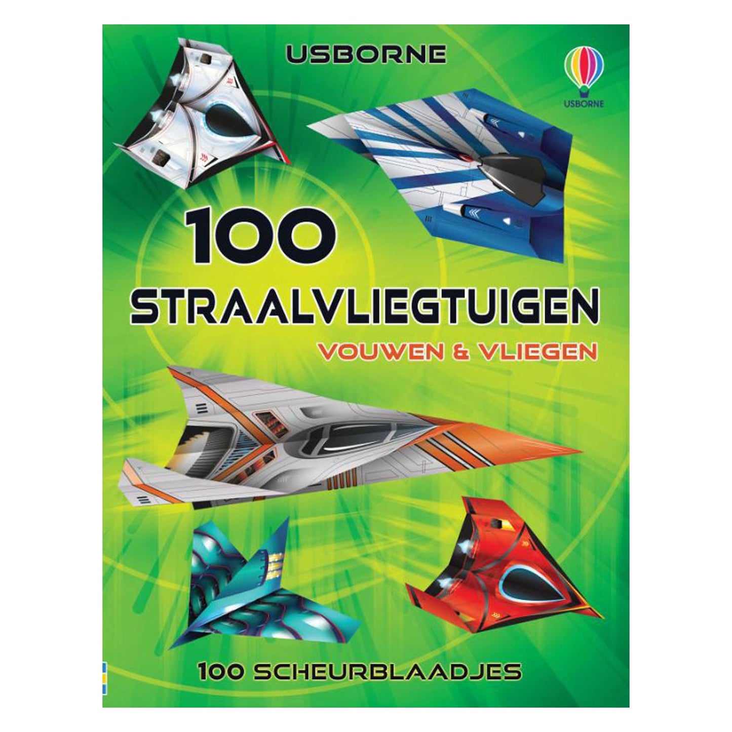 Wpg uitgevers 100 straalvliegtuigen vouwen en vliegen