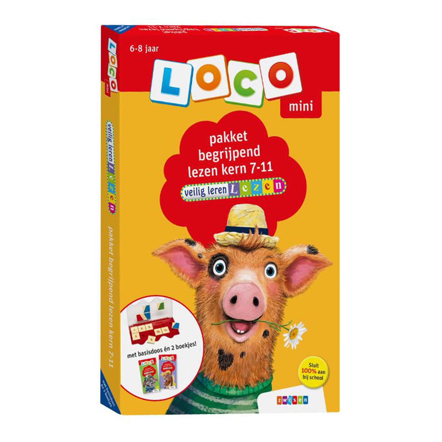 Wpg uitgevers mini loco veilig leren lezen pakket begr. lezen kern 7-11