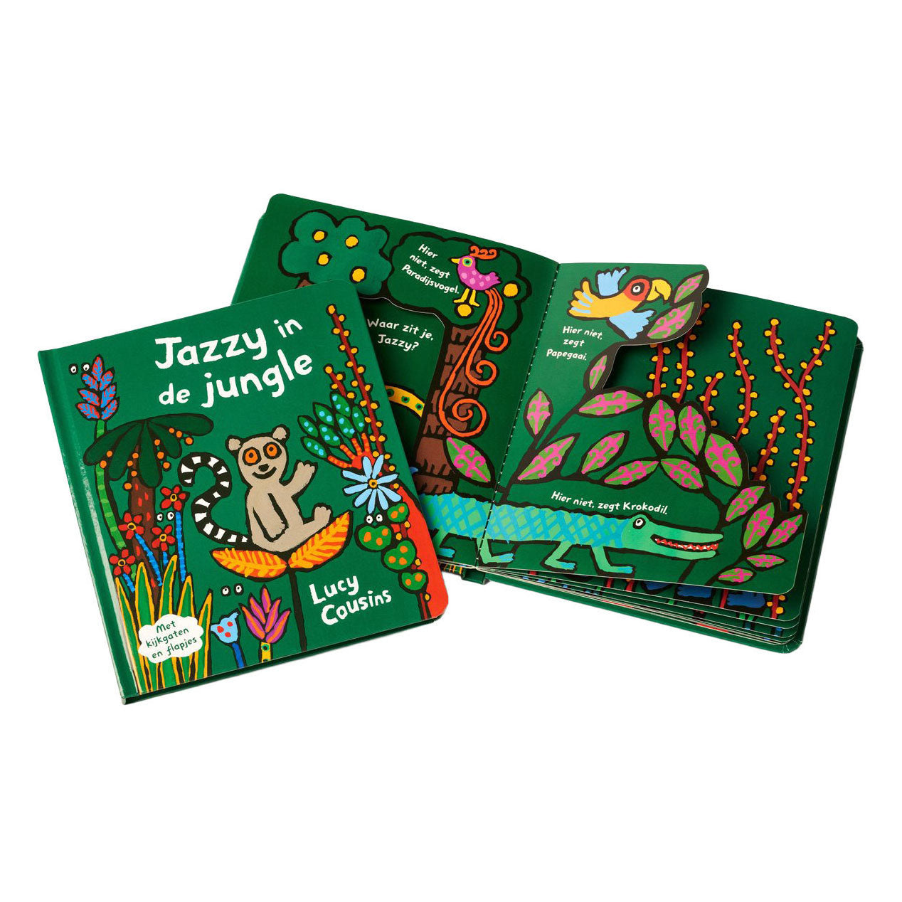 Boek specials nederland bv jazzy in de jungle flapjesboek