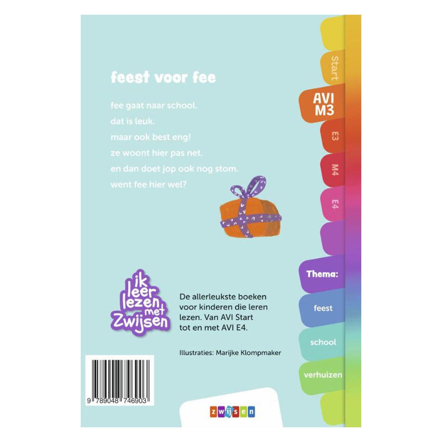 WPG Uitgevers Zwijsen Boek AVI M3 Feest voor Fee