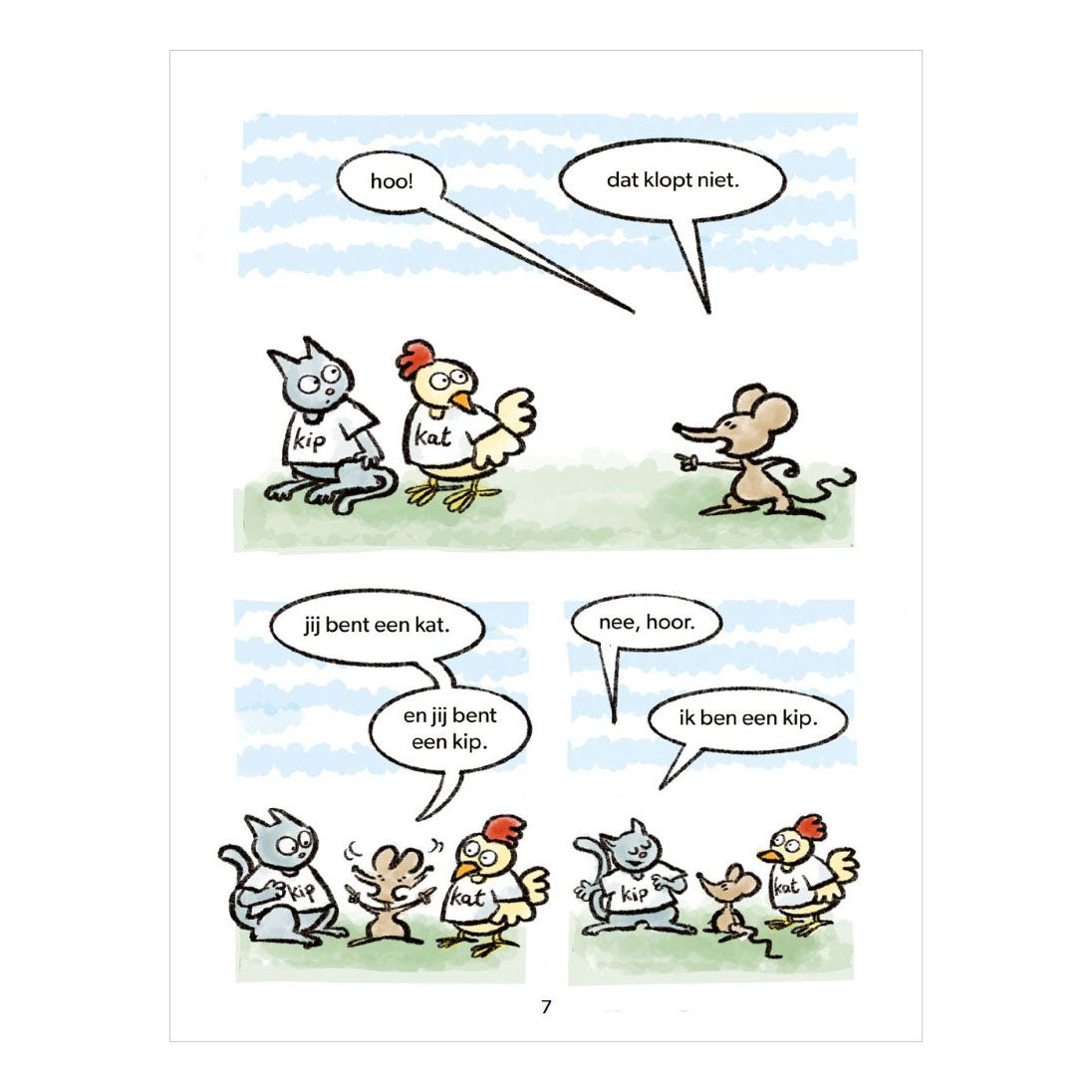 Wpg uitgevers kip en kat - avi m3 stripboek