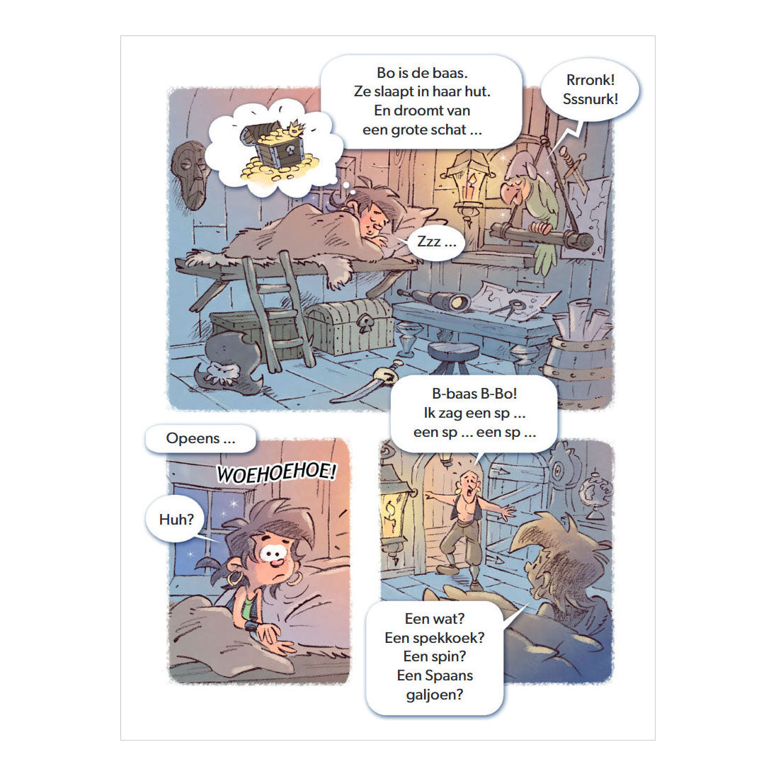 Wpg uitgevers de spookboot - avi m4 stripboek