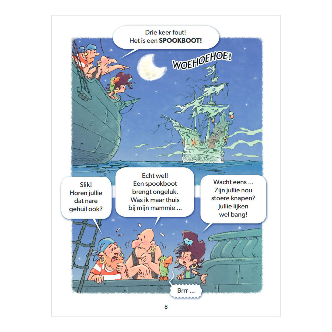 Wpg uitgevers de spookboot - avi m4 stripboek