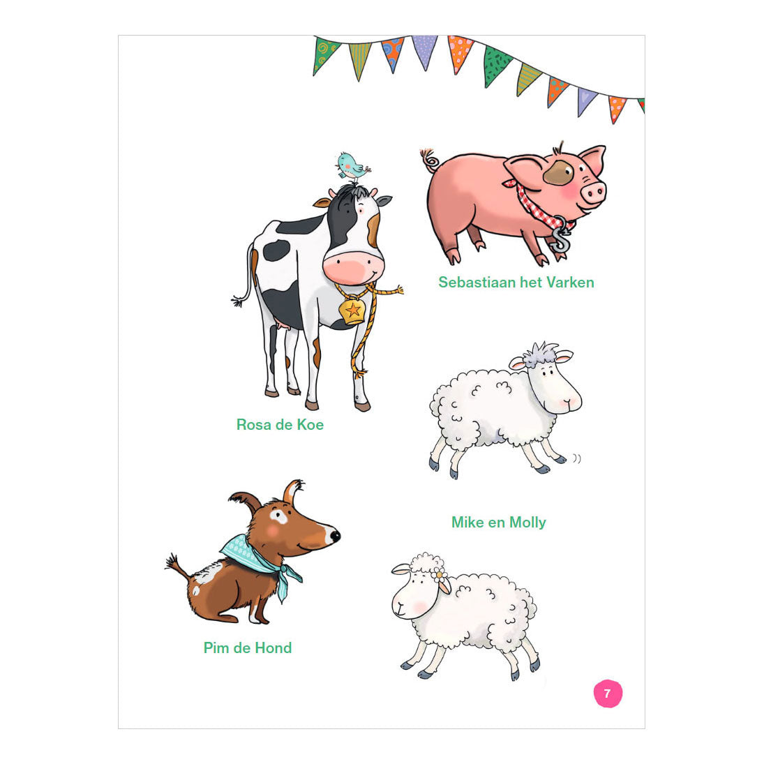 Wpg uitgevers fien teun - een feestje voor rosa de koe - avi e3