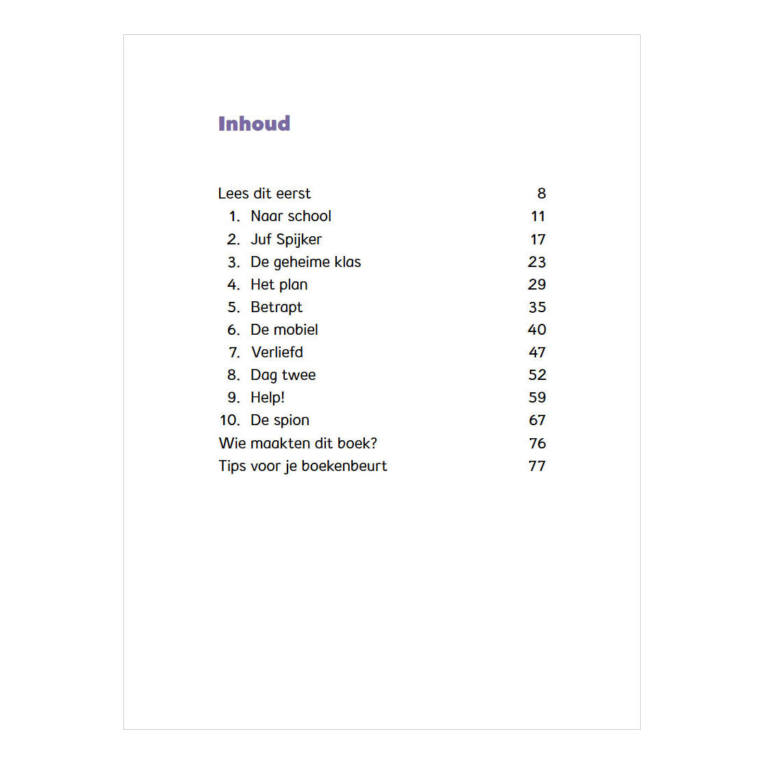 Wpg uitgevers de geheime klas - avi m4