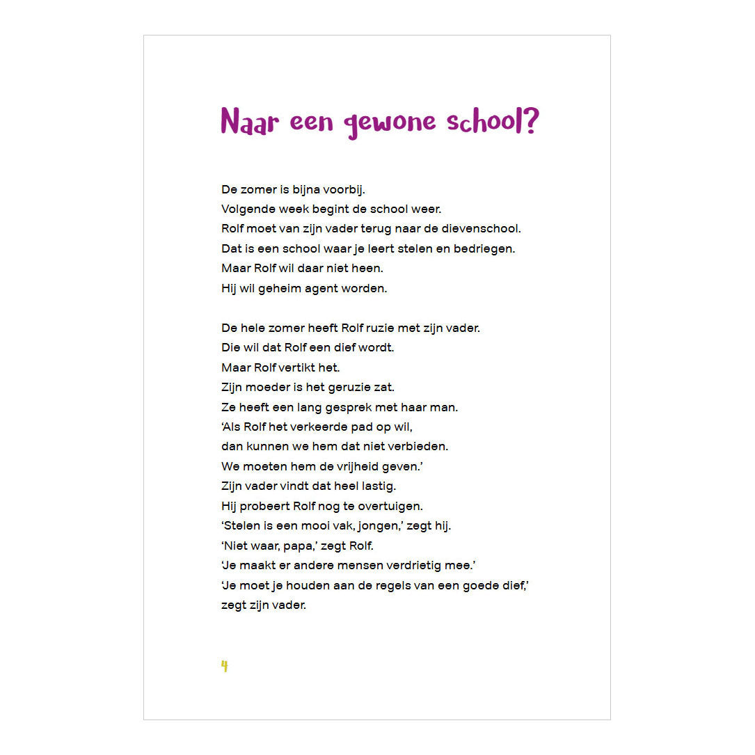 Wpg uitgevers weg met dievenschool - avi m4