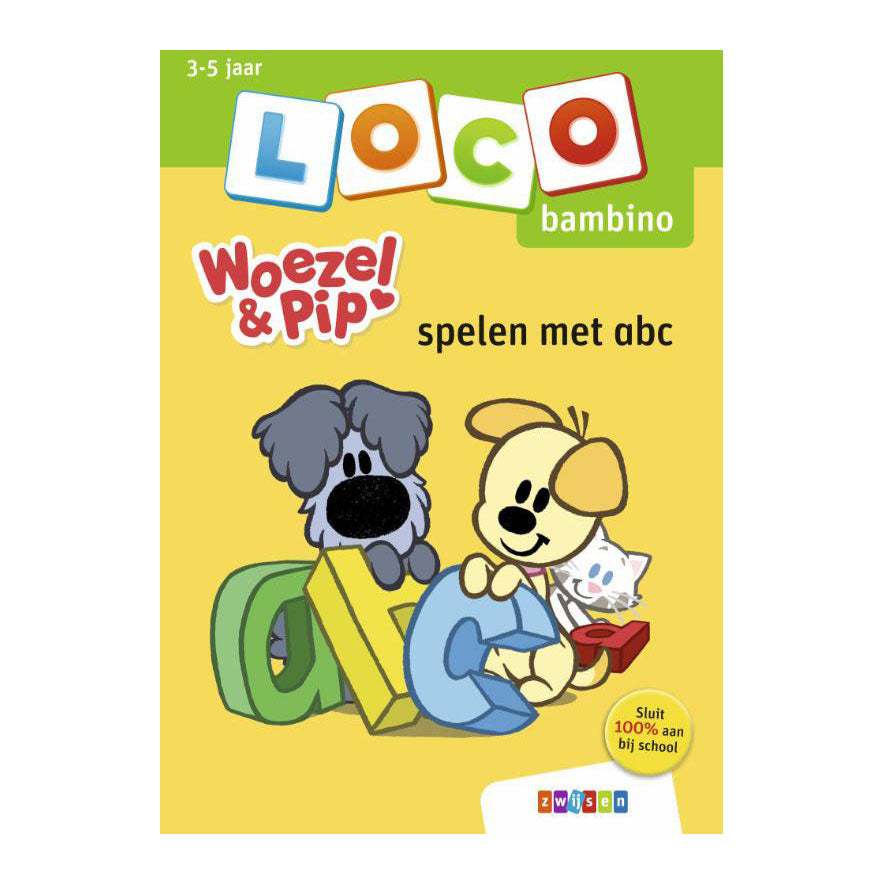 Wpg uitgevers loco bambino woezel pip pakket letters cijfers