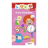 Wpg uitgevers loco mini oefenboekje ik leer klokkijken - afbeelding 1