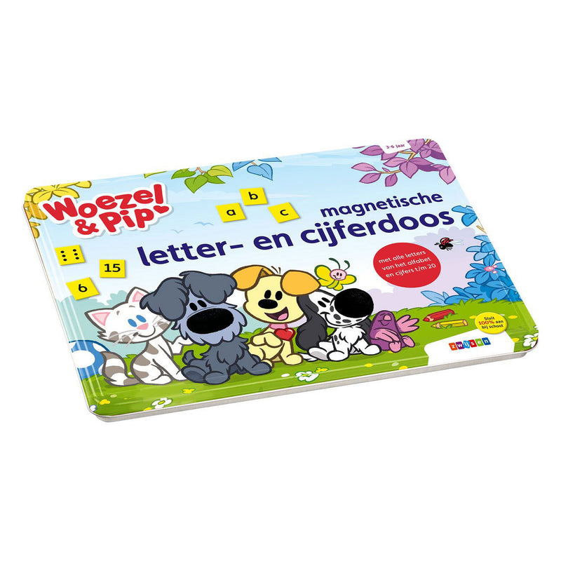 Woezel en pip woezel pip magnetische letter- en cijferdoos