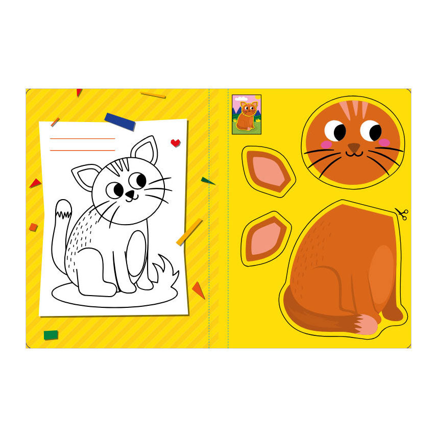 Knippret - op de boerderij knipboek