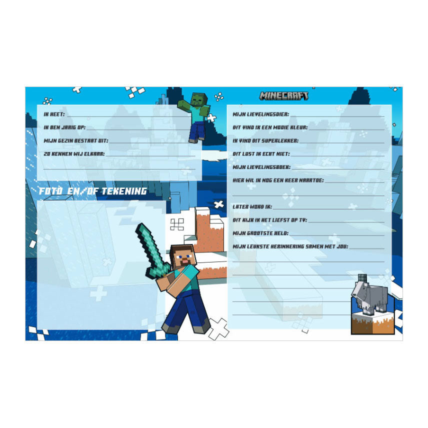 Interstat vriendenboek minecraft - boeken - geschikt voor kinderen