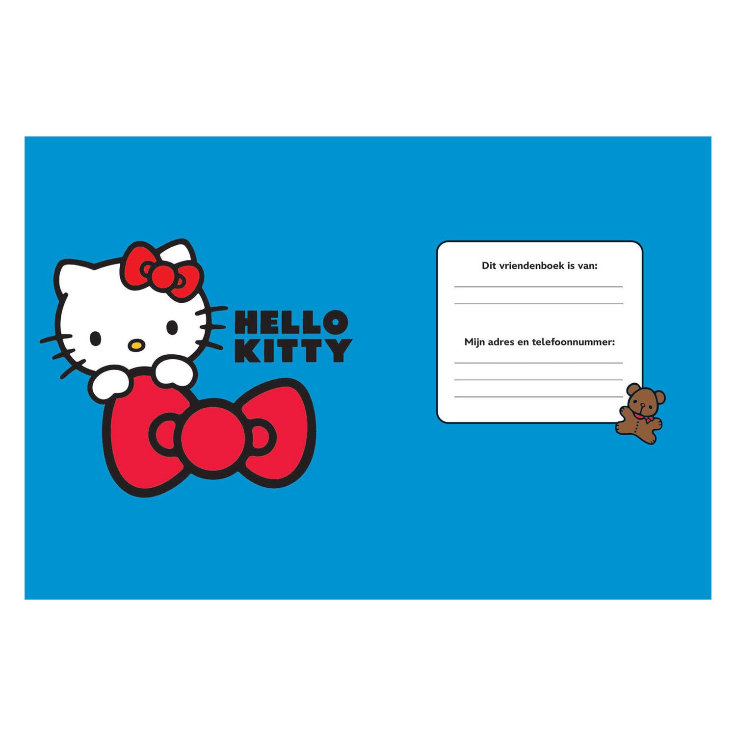 Ty vriendenboek - hello kit nieuw