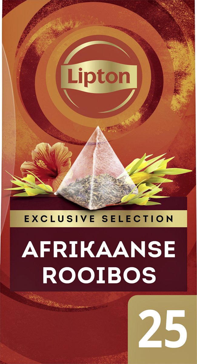 Lipton tea company thee lipton exclusive afrikaanse rooibos 25x2gr