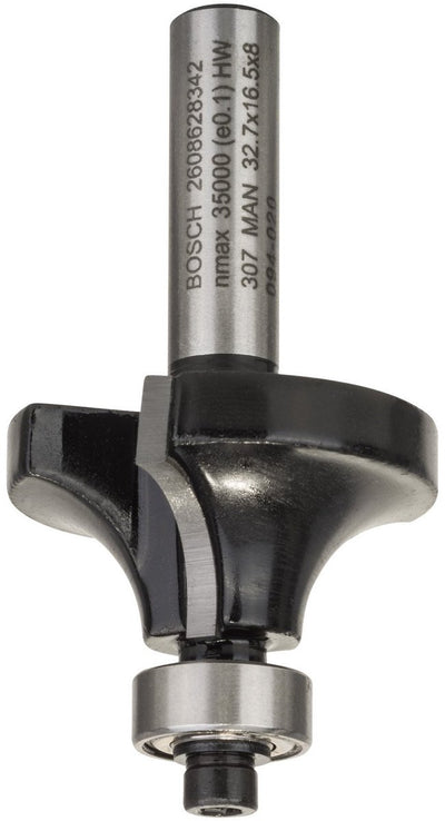 Bosch afrondprofielfrees +lager hm 10x17mm 8mm