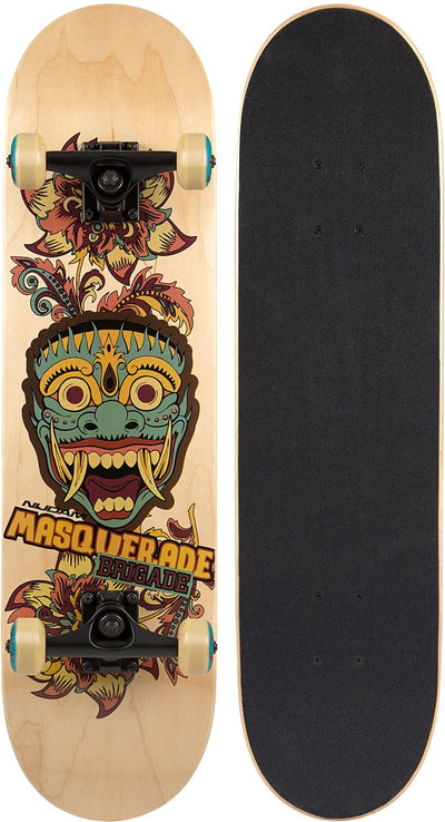 Nijdam skateboard - masquerade brigade - 79 cm - effen