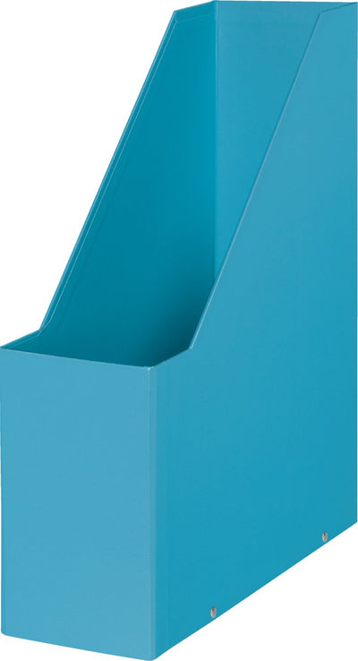 Leitz cosy click store duurzame tijdschriftenhouder voor a4 documenten - 77% gerecycled karton - 10.3 x 33 x 25.3 cm (bxhxd) - sereen blauw