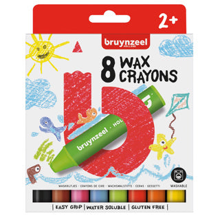Bruynzeel kids waskrijtjes, 8st.