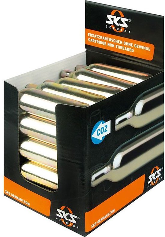 Sks co2 patronen zonder draad - 25 stuks
