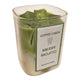 Mansion atmosphere geurkaars in glas merry mojito wit groen 6x8cm
