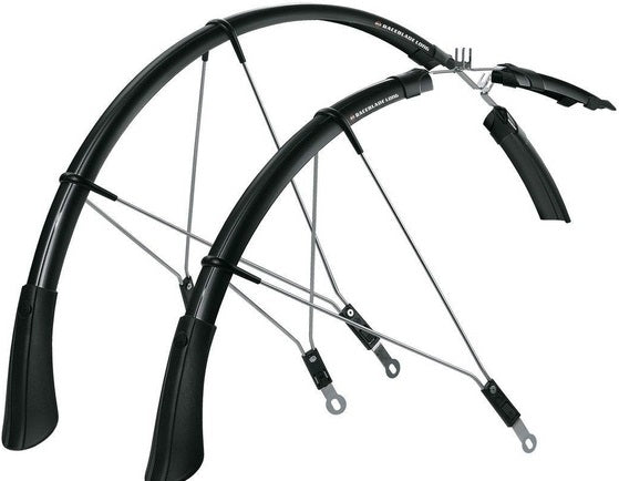 Sks spatbordset raceblade long 28 35mm - zwart