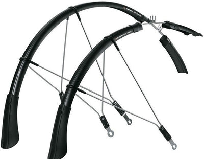 Sks spatbordset raceblade long 28 35mm - zwart