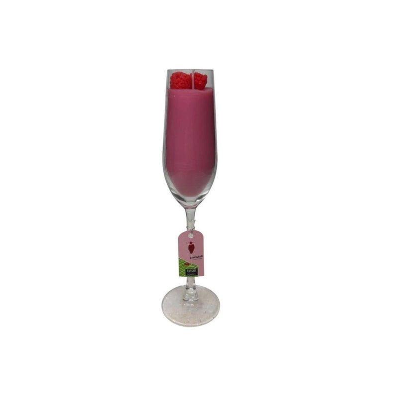 Mansion atmosphere geurkaars in champagneglas ø5,5xh26,5cm