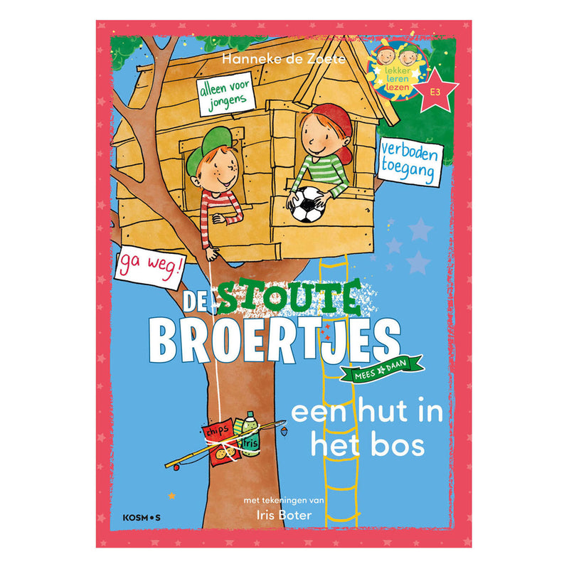 Centraal boekhuis zoete zusjes: een hut in het bos 5+