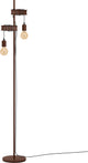Eglo townshend 4 vloerlamp - e27 - 169 cm - zwart bruin
