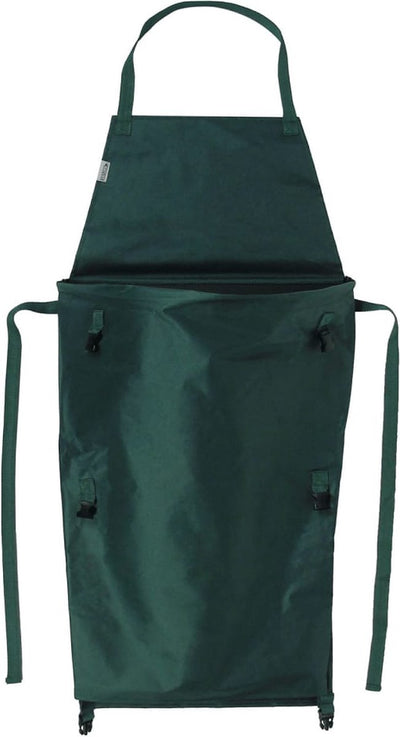 Nature - tuinschort - met opvouwbare zak - 130 x 55cm - groen one size