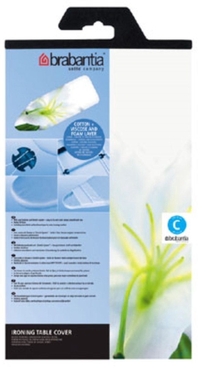 Brabantia overtrek katoen 124x45 cm
