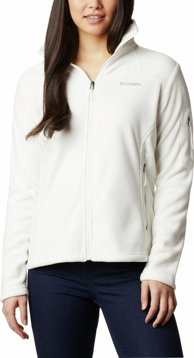 Columbia fast trek™ ii jacket fleece vest - fleecevest voor dames - outdoorvest - wit - maat s