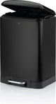 Kela afvalemmer, rvs, zwart, 12 l - | davino