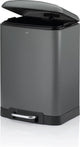 Kela afvalemmer, rvs, antraciet, 12 l - | davino