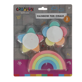 Creafun stoepkrijt funset 3 stuks outdoor | 6 stuks
