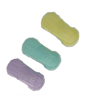 Creafun stoepkrijt auto's wegenset 3 stuks outdoor | 6 stuks
