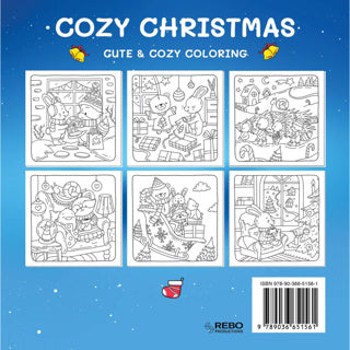 Rebo publishers cute cosy kleurboek christmas