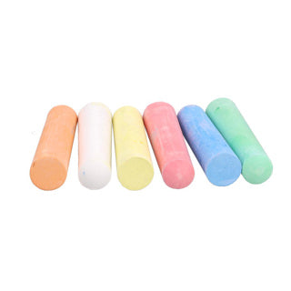 Basic stoepkrijt 6 stuks