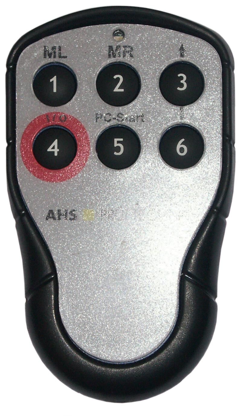 Ahs prüftechnik ahs transmissie-afstandsbediening ahs remote control 4-fach