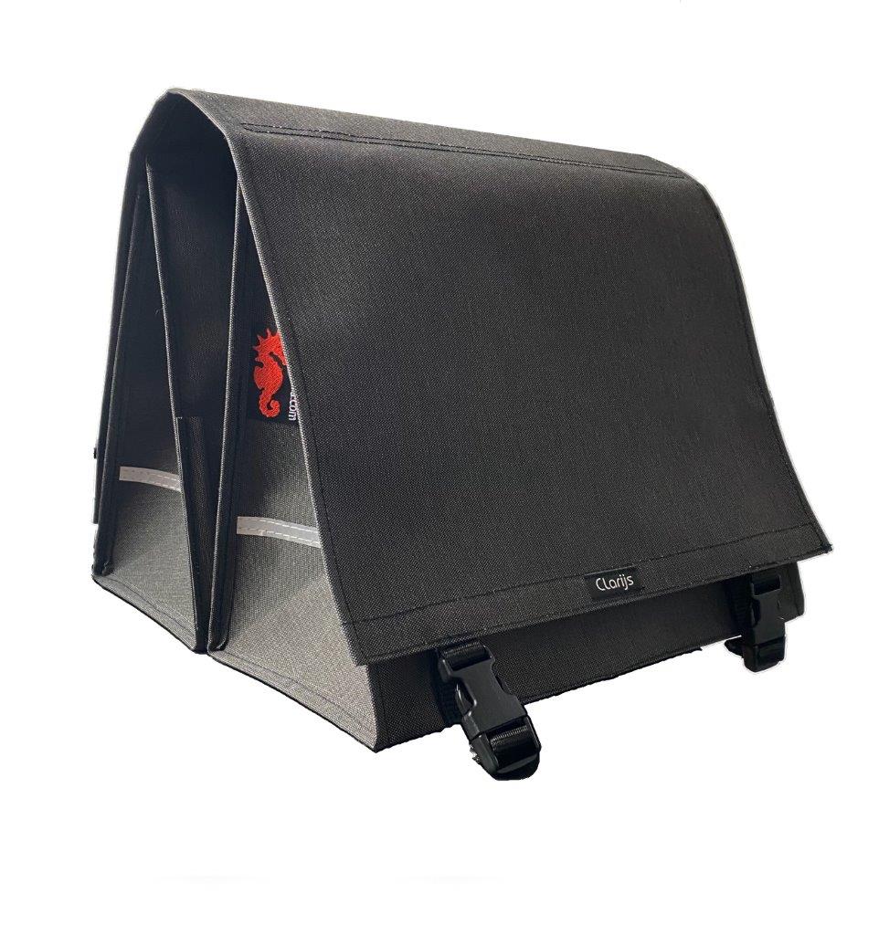 Clarijs Tas dubbel Xcelent xl grijs