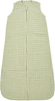 Meyco baby uni baby zomerslaapzak - pre-washed hydrofiel - soft olive - 60cm - 0.5 tog