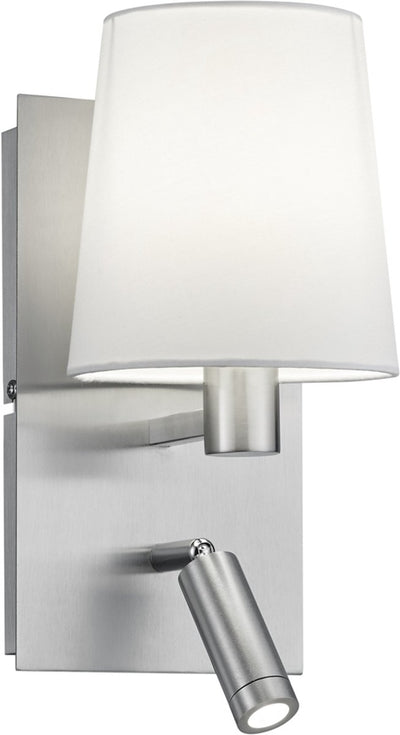 Trio marriot - wandlamp - nikkel mat - excl. 1x e14 4 w - verlichting omhoog en omlaag