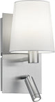 Trio marriot - wandlamp - nikkel mat - excl. 1x e14 4 w - verlichting omhoog en omlaag