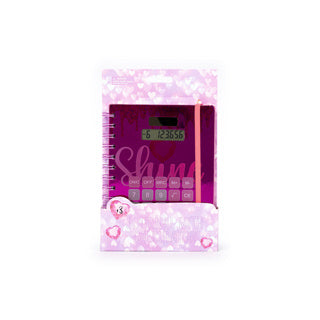 Dream pop dream big spiral notebook met calculator | 2 stuks