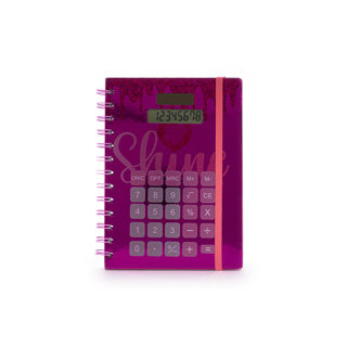 Dream pop dream big spiral notebook met calculator | 2 stuks
