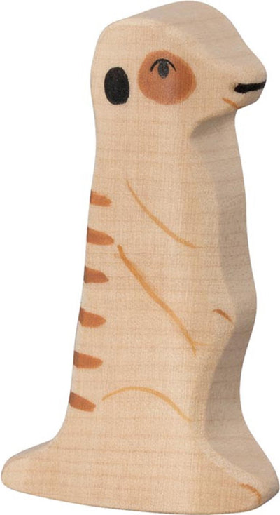 Holztiger meerkat. 6,5 cm.