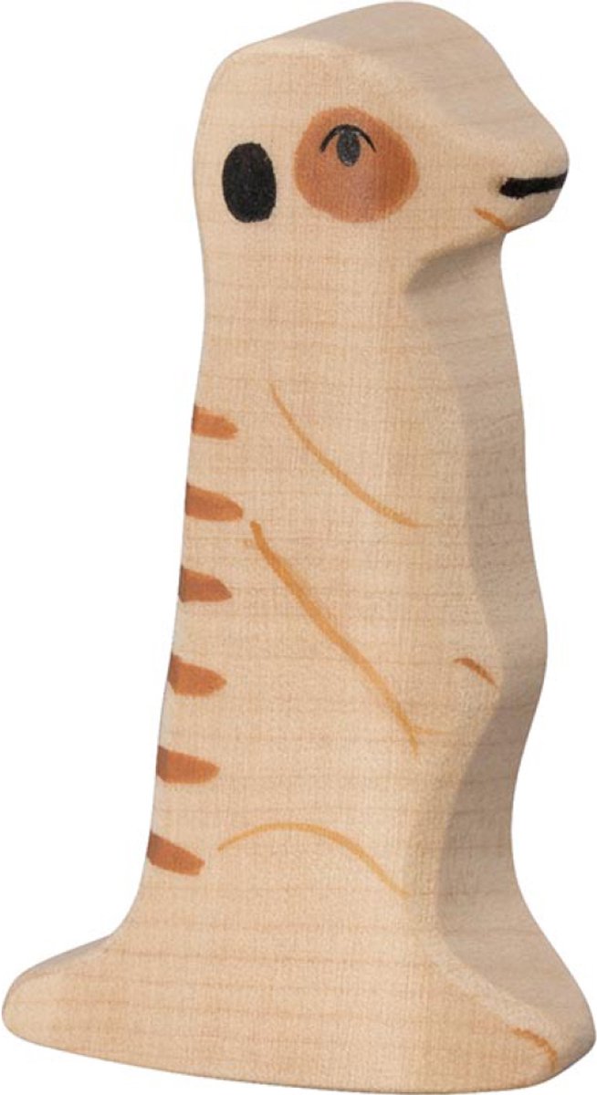 Holztiger meerkat. 6,5 cm.