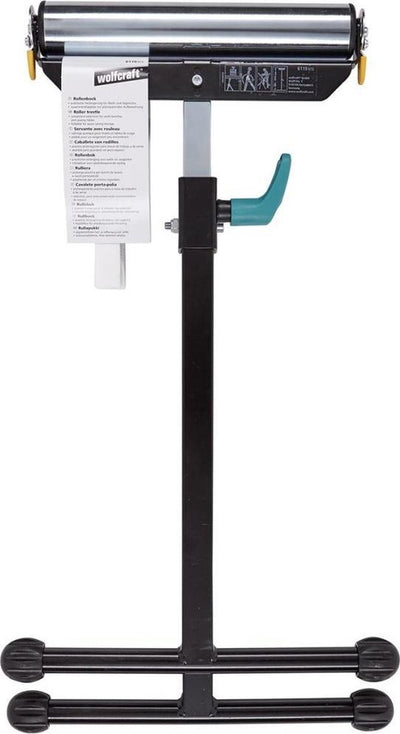 Wolfcraft - opvouwbare zaagbok - schraag - onderstel afkortzaag - 50 kg 63-100 cm - universele rolbok - 10 jaar garantie - 6102300