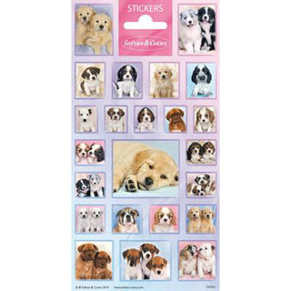 Creative craft group stickervel cutie puppies