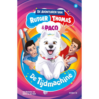 Boek rutger, thomas en paco de tijdmachine paperback