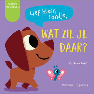 Boek lief klein hondje, wat zie je daar?